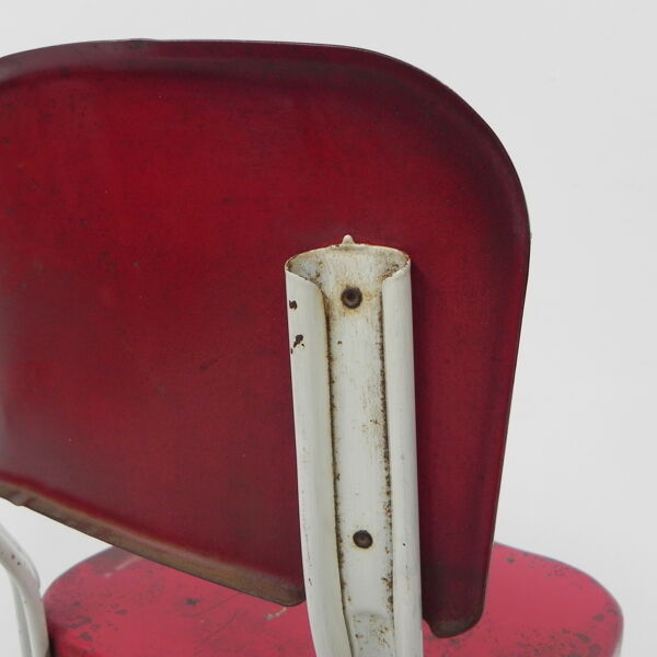 Tabouret de bar industriel en acier, tabouret, Cosco