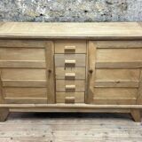 Buffet Very René Gabriel - Raw Oak - Reconstruction Furniture - Year