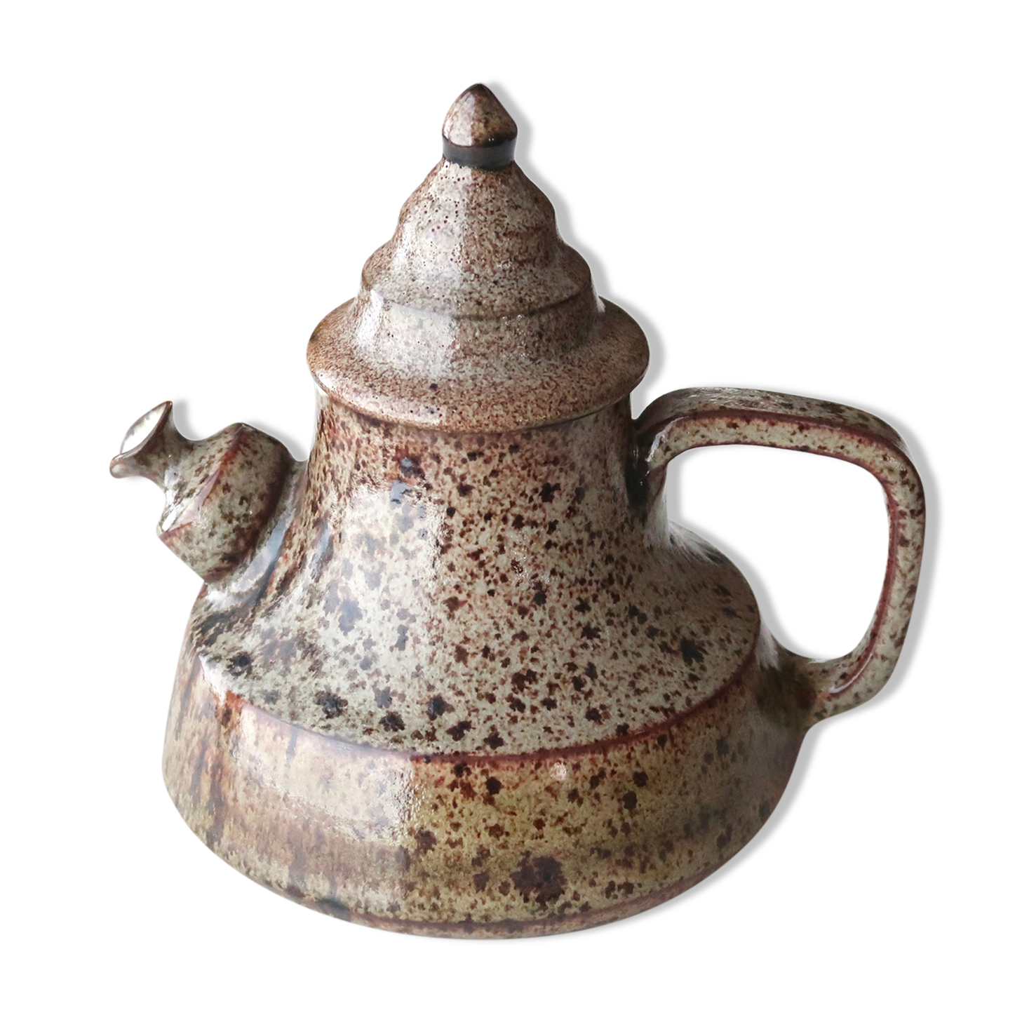 Ceramic teapot by Alain Bresson, 60s