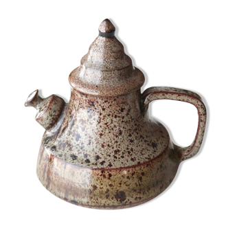 Ceramic teapot by Alain Bresson, 60s