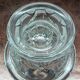 Pair of vintage clear glass double-function candlesticks, candle holders