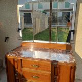 Dressing table with mirror