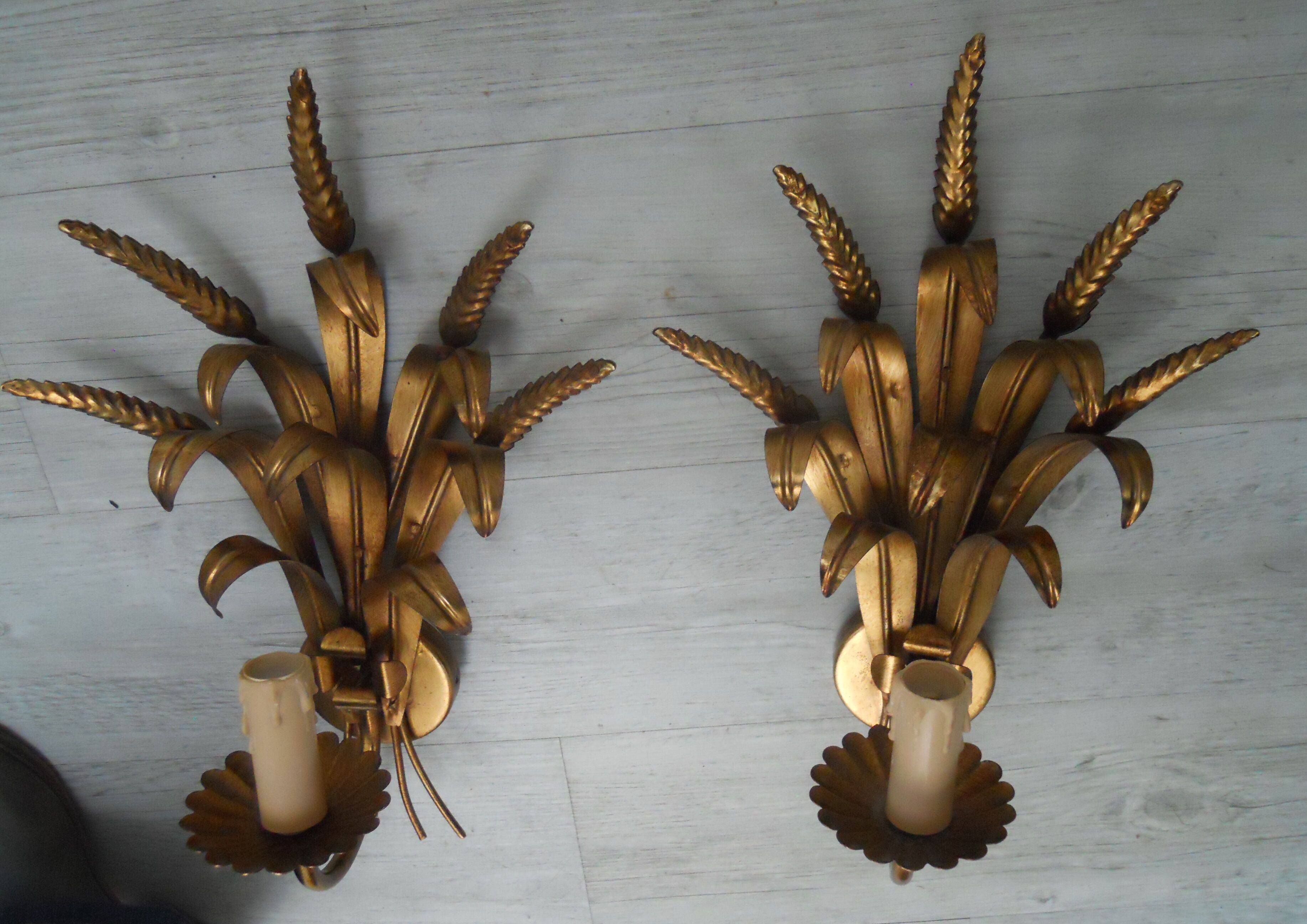 Pair of ble epis wall light