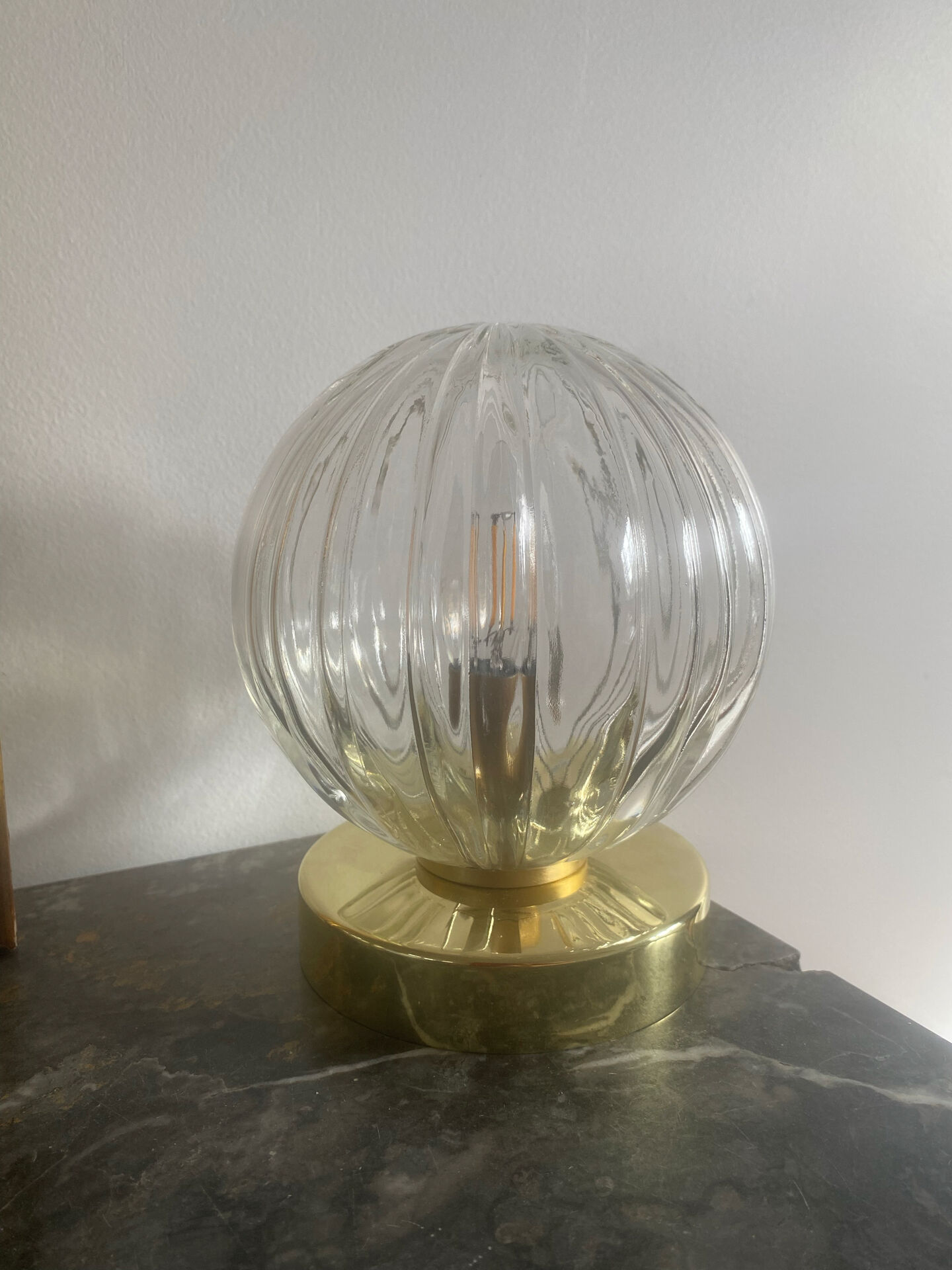 Applique ou plafonnier globe vintage
