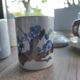 Lot de 6 tasses et 6 soucoupes à café en grès français