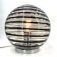 Pair of murano swirl glass table lamps, 1970s