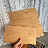 Vintage rattan bread bin