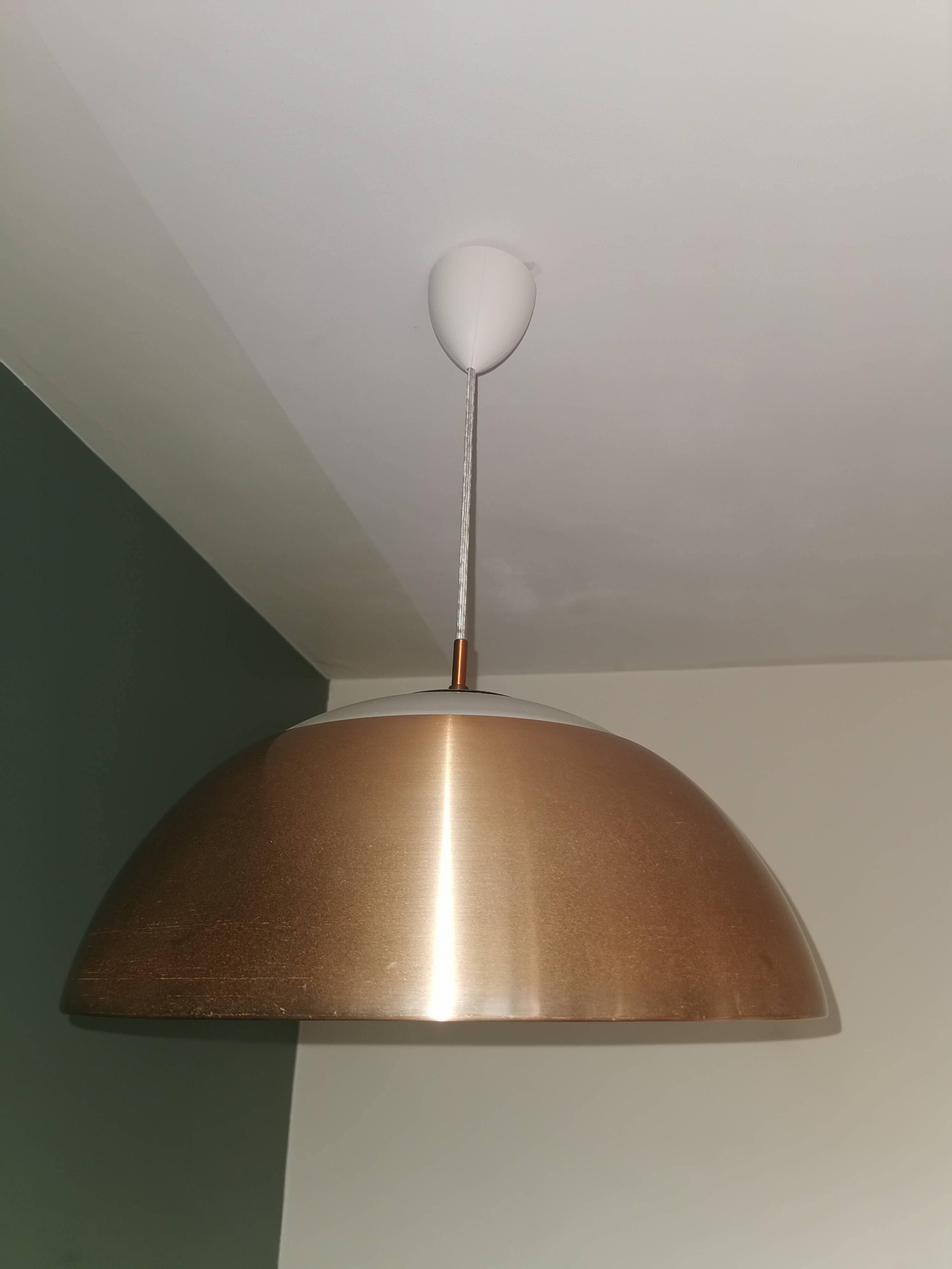 Rare vintage pendant chandelier Denmark Sven Middelboe for Nordisk Solar