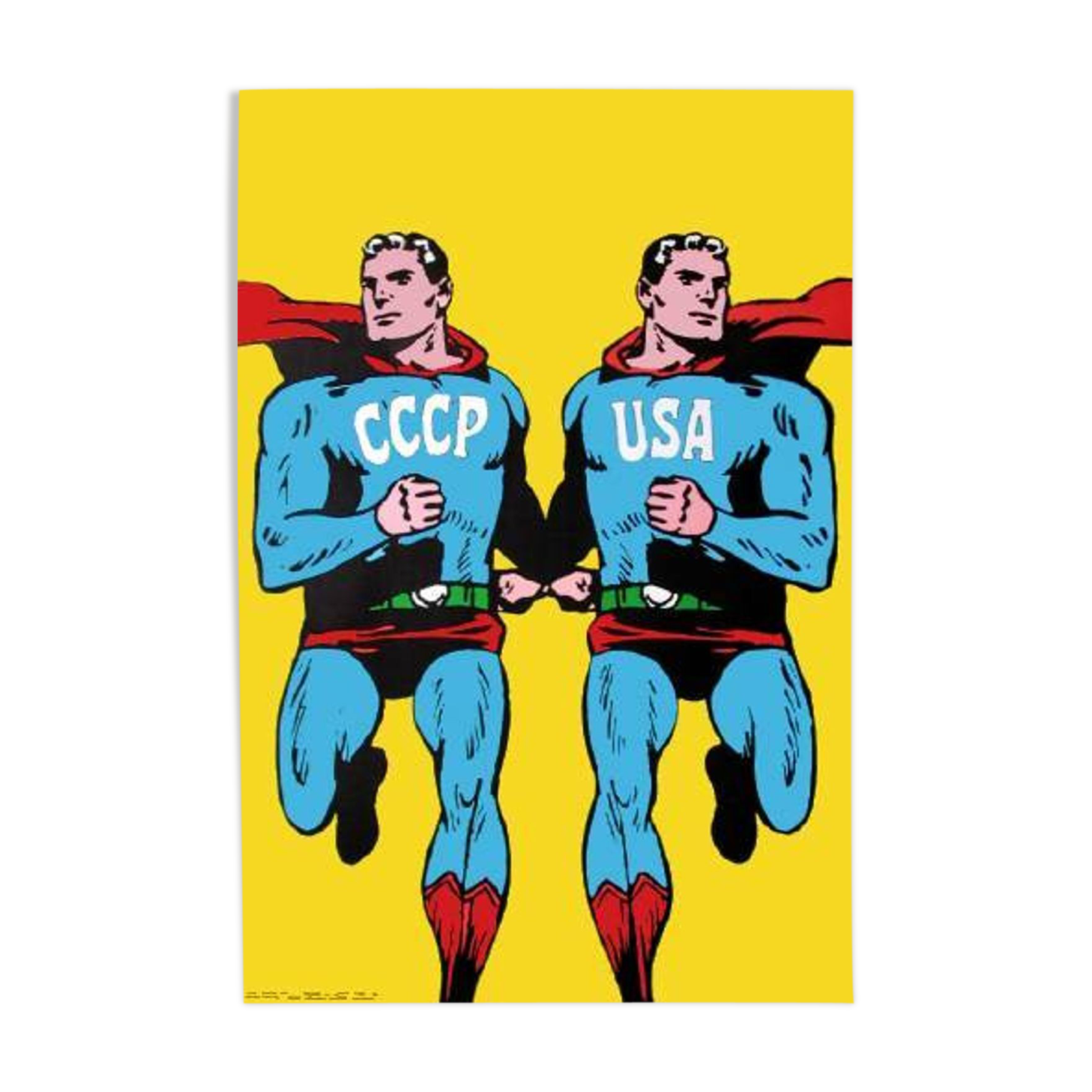 Roman Cieslewicz displays art cccp - art usa