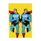 Roman Cieslewicz displays art cccp - art usa