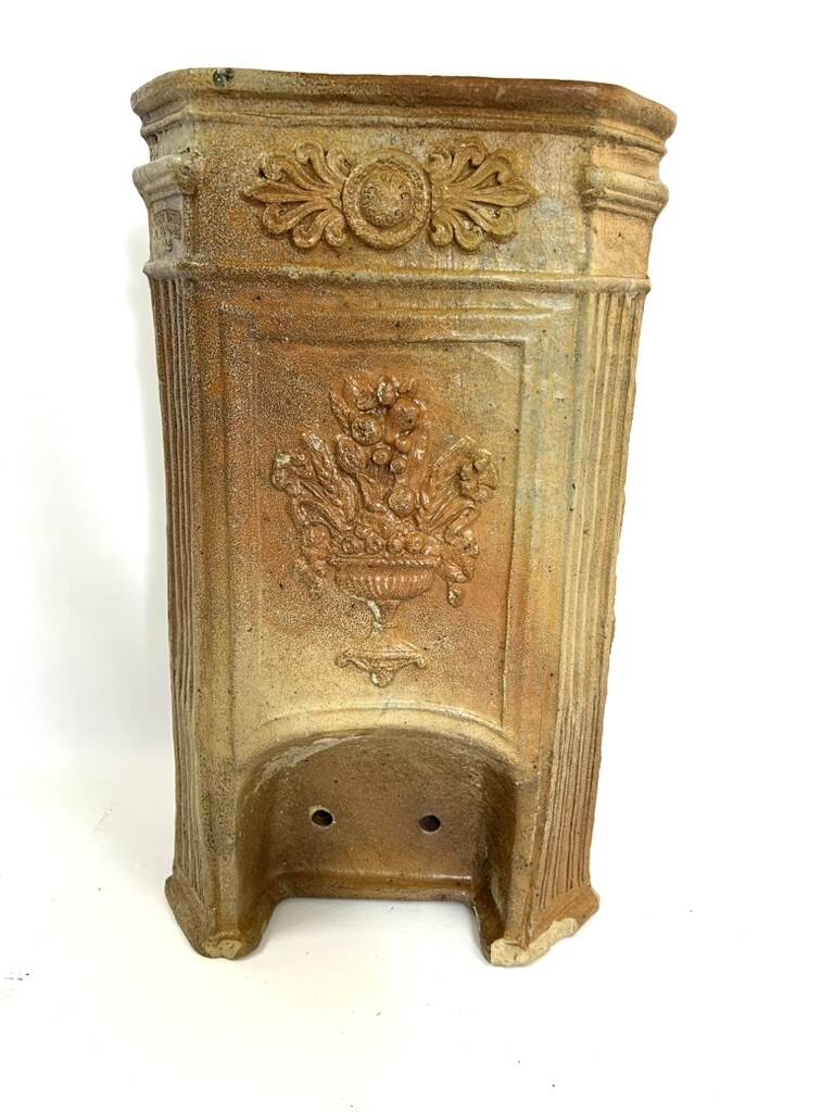 Terracotta garden fountain