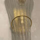 Large Venetian Murano Glass Sconces Set of 3