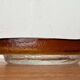 Modern mid-century glass bowl by Pertti Santalahti for Humppila, Finland, 1960s.
