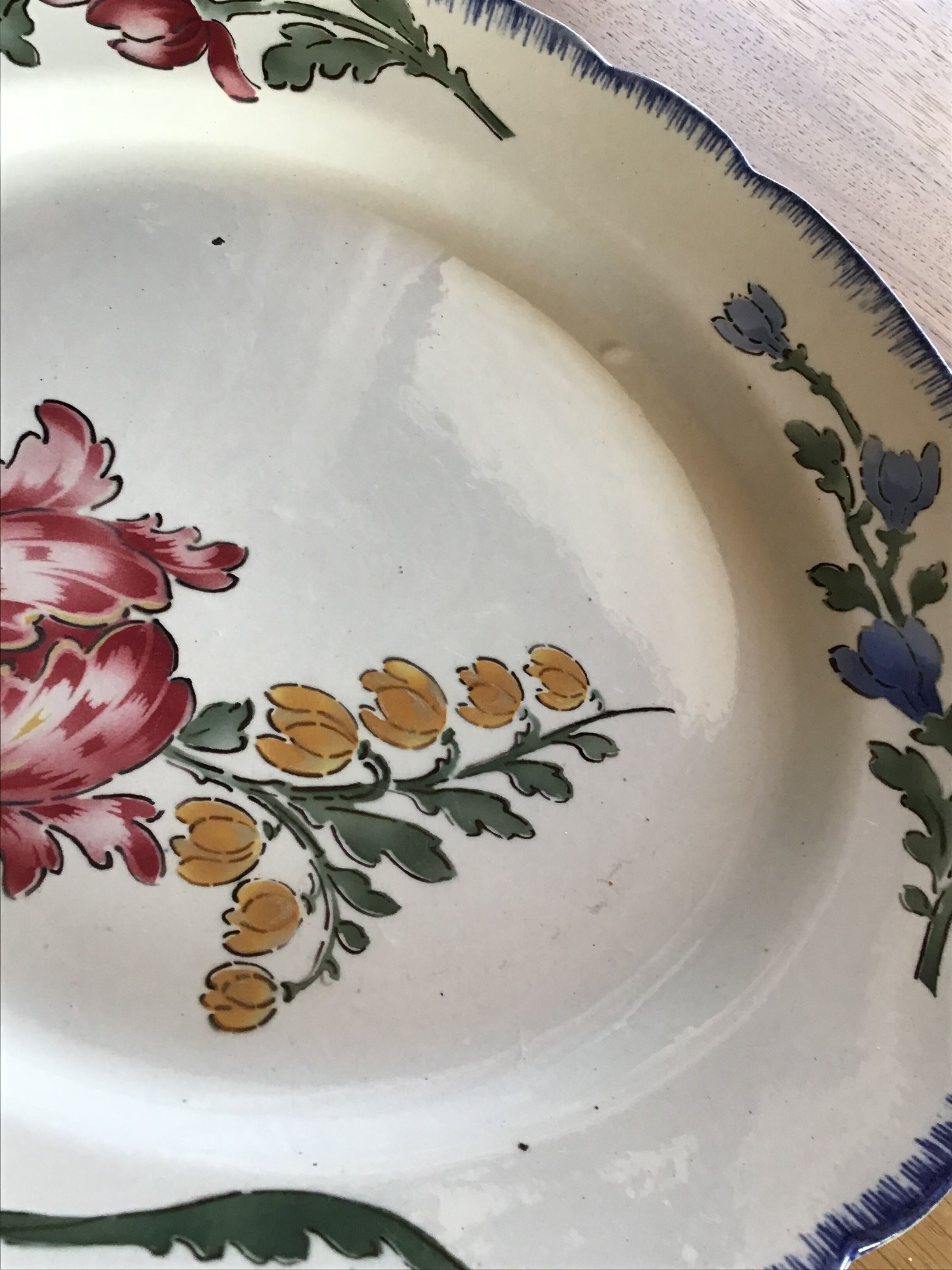 Lunéville Printanier festooned dish 32cm
