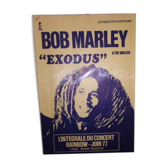 Original poster Bob Marley 1977
