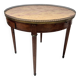Louis XVI style bouillotte table in veneered wood, 20th century.