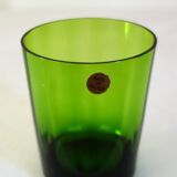 Set of 10 tinted glasses made in Poland, 1970s