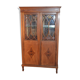 Mahogany showcase with marquetry
