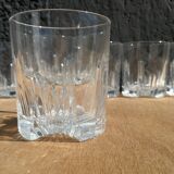 Six whiskey glasses