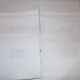 Lot of 6 towels old Monogram white "fw"