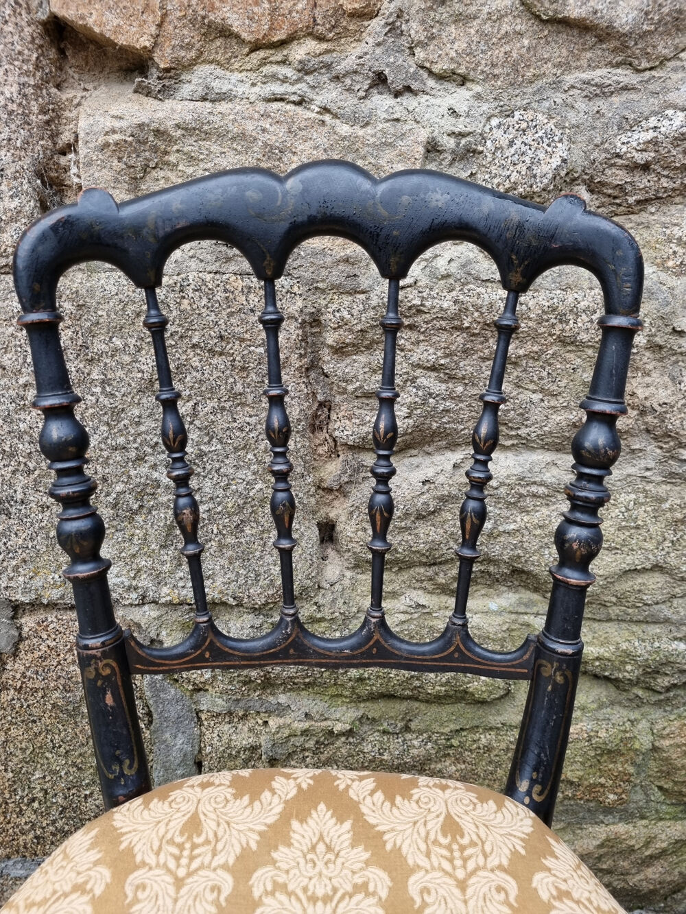 Napoleon III side chair, musician, nineteenth century.