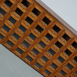 Vintage Dutch Oak Haberdashery Shop Cabinet / Vitrine, 1950s