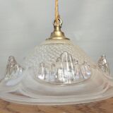 Pendant lamp glacier Ezan art deco 1930