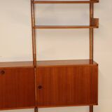 Modular wall bookcase, Minvielle edition by ARP – 1960