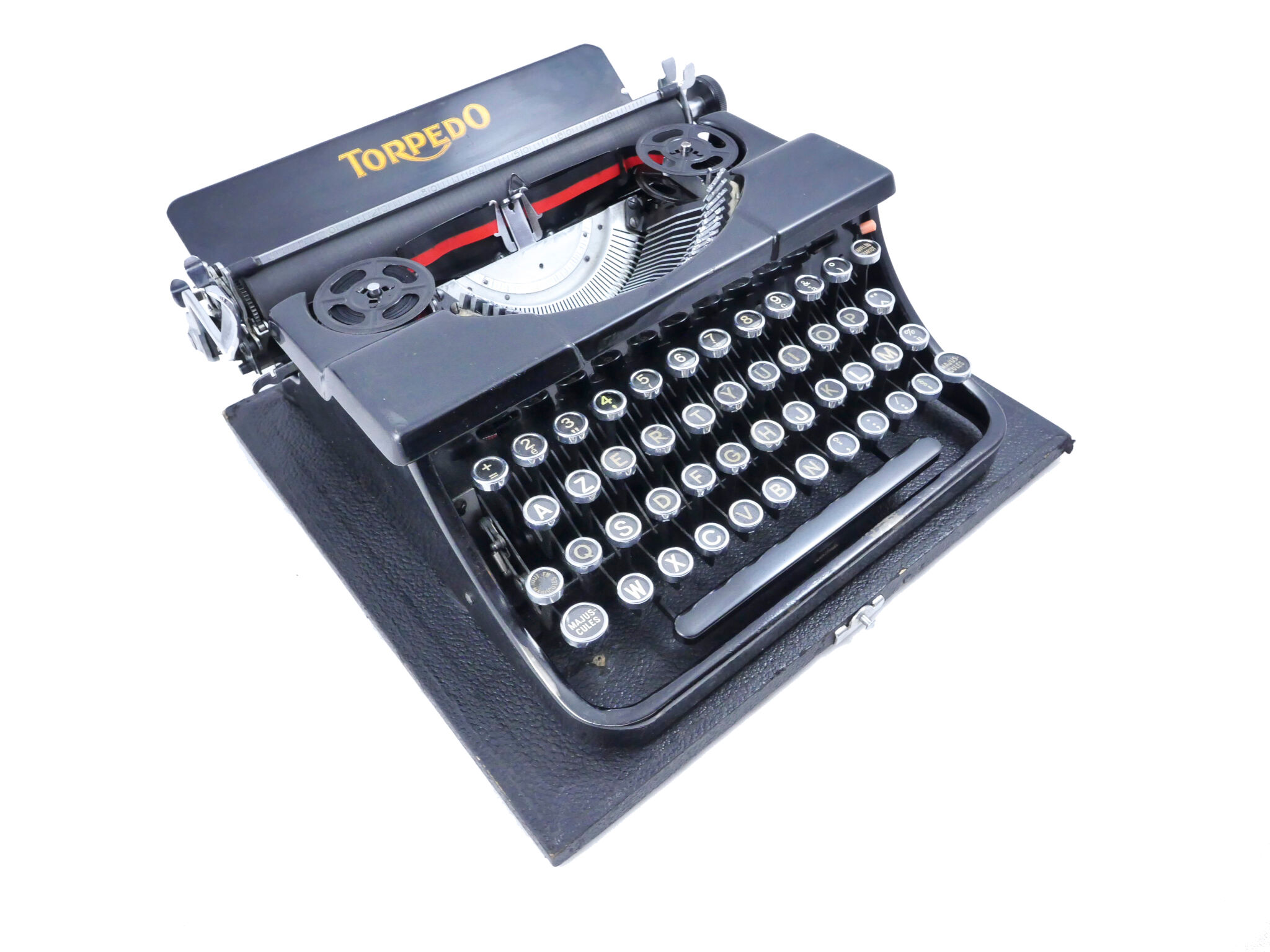 Brilliant black torpedo typewriter 1936