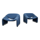 Pair of F598 Groovy chairs by Pierre Paulin for Artifort, Netherlands, 1970s