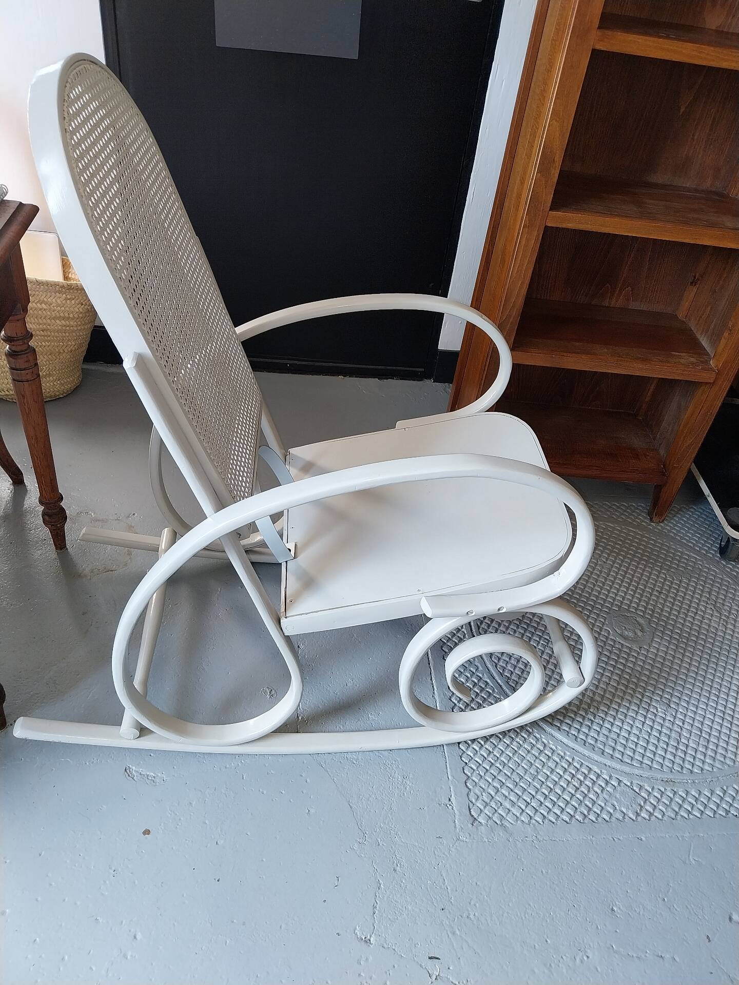 Wooden rocking chair