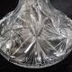 Bohemian cut crystal wine decanter