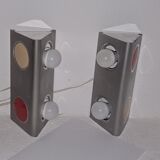 Pair Italian Wall Lights POP Retro 1960/70s