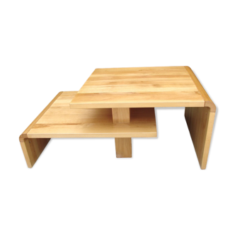 Wooden coffee table, 80s