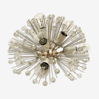Snowflake wall or ceiling lamp by Emil Stejnar for Rupert Nikoll