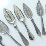 10 Vintage French Absinthe Spoons all Different