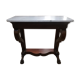 Console époque Restauration en acajou et marbre