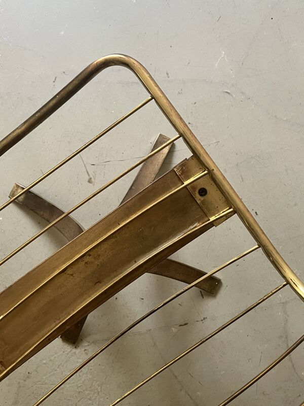 Chaise pivotante en métal pied tulipe, 1970