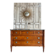 Louis XVI style chest of drawers in elm burl