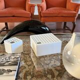 Studio Opi, White space age mod. Ikebana C ceramic vase / ashtray, Gabbiane