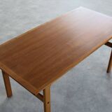 Table basse en teck et chêne, Suède années 1960