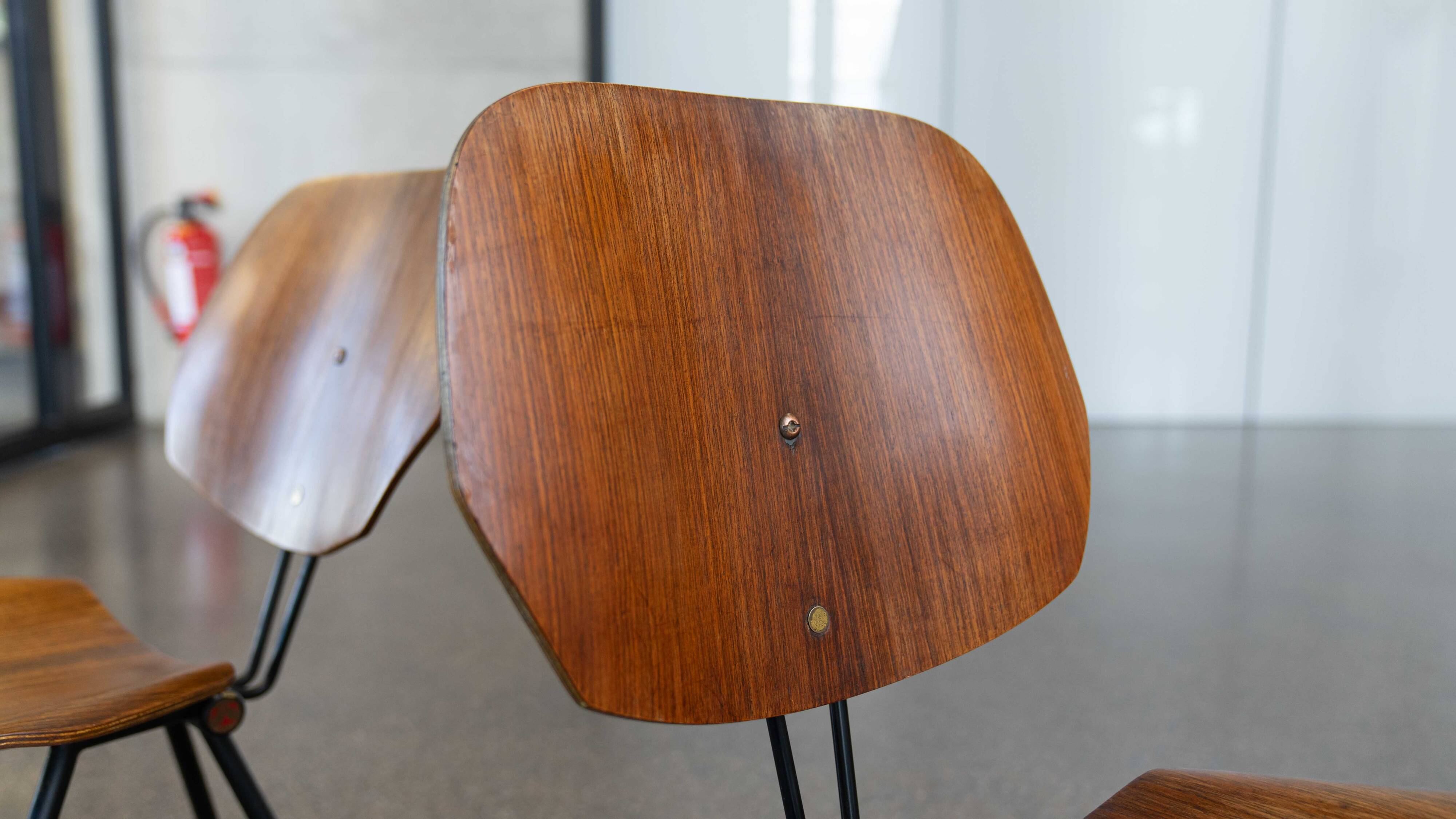 PAIR FOLDING-CHAIRS S88 BY OSVALDO BORSANI FOR TECNO