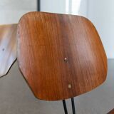 PAIR FOLDING-CHAIRS S88 BY OSVALDO BORSANI FOR TECNO