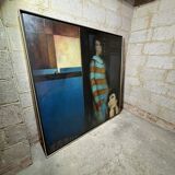 Belgian Pop'Art / Hyperrealist painting, oil on canvas painter, MACKOWIAK ERWIN, 1969