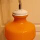 Suspension mounted downhill in orange, metal, glass - 60s