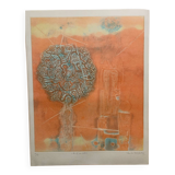 Shoichi HASEGAWA - A Tree - Lithograph - Signed - Numbered - Framed