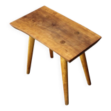 Tabouret en cerisier marqué mid-century ULUV, Tchécoslovaquie, années 1960