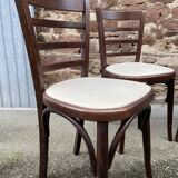 4 chaises bistrot vintage