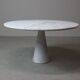 Angelo Mangiarotti ‘M1’ Dining Table in Solid Carrara Marble