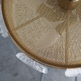 Scandinavian Crystal Ceiling Lamp from Orrefors, 1960s